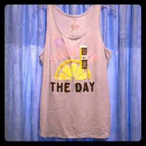 Grey Sleep tank 🍋